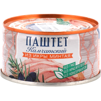 

Паштет из икры минтая "КАМЧАТСКИЙ" 100г