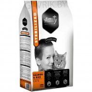 Корм для кошек «Amity» Premium Sterilized Cats Salmon & Rice, для стерилизованных кошек, с лососем и рисом, 10 кг