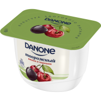 

Продукт твор"ДАНОН"(вишня/чер,3.6%)170г