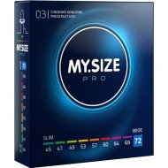 Презервативы «My.Size» Pro Condoms, 97203, 3 шт