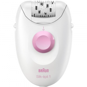 Эпилятор «Braun» Silk-epil 1SE1170 белый, розовый