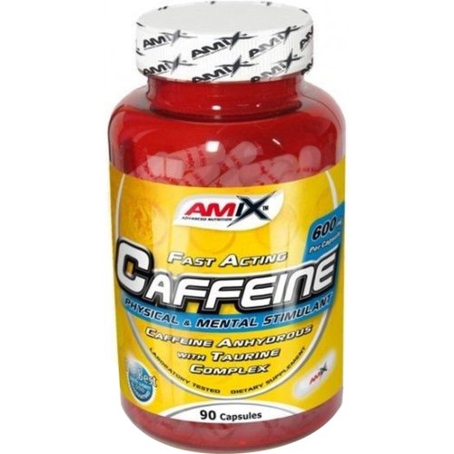 БАД «Amix» Caffeine&Taurine, 200 мг, 90 капсул