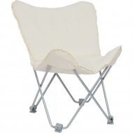 Кресло складное «Maggy» искусственный мех, белый