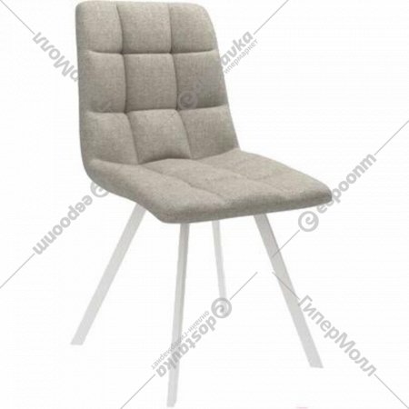 Кухонный стул «Listvig» Фин, ткань, латте Camaro 03/белый