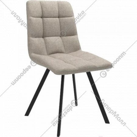 Кухонный стул «Listvig» Фин, ткань, латте Camaro 03/черный