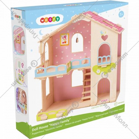 Кукольный домик «Woody» Счастливая семья, 02277