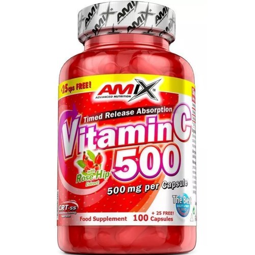 БАД «Amix» Vitamin C 500 мг, 125 капсул