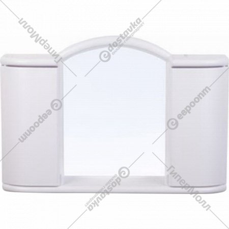 Шкафчик зеркальный «Berossi» Арго белый мрамор