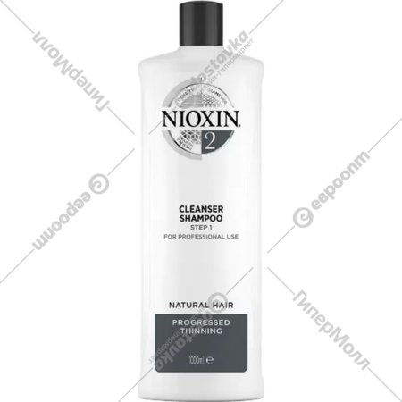 Шампунь для волос «Nioxin» Система 2, очищающий, 1 л