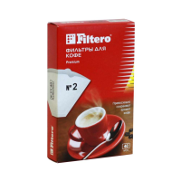 

Фильтр д/кофе"FILTERO"(№2/40,белые)
