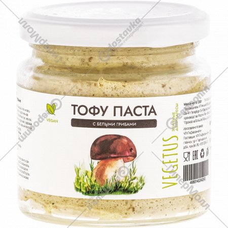 Тофу-паста с белыми грибами «Vegetus» 200 г