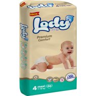 Подгузники детские «Lody Baby» Maxi, 7-18 кг, 56 шт