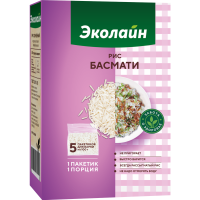 

Крупа рисовая "ЭКОЛАЙН" (басмати) 5х100г