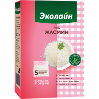 

Крупа рисовая "ЭКОЛАЙН" (жасмин) 5х100г