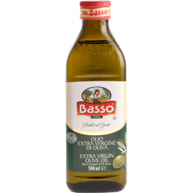 Масло олив­ко­вое «Basso» нера­фи­ни­ро­ван­ное, 500 мл