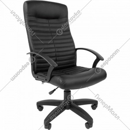 Кресло офисное «Chairman» Стандарт СТ-80, экокожа черный