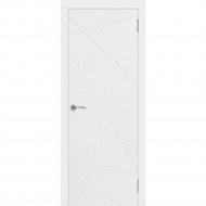 Дверь «Эстель» Граффити 5 ДГ Белая эмаль, 200х70 см