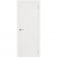 Дверь «Эстель» Граффити 5 ДГ Белая эмаль, 200х80 см
