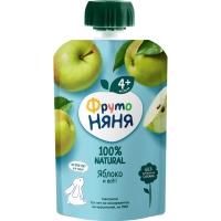 

Пюре "ФРУТОНЯНЯ" яблоко натур. 90 гр