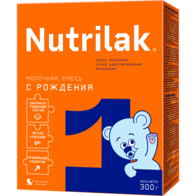 Смесь мо­лоч­ная сухая «Nutrilak» 1, 300 г