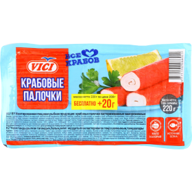 Крабовые палочки «VICI» замороженные, 220 г