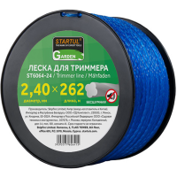 

Леска "STARTUL GARDEN" (ф 2.4 мм х 262м)