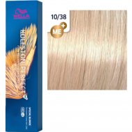 Крем-краска для волос «Wella Professionals» Koleston Perfect ME+ 10/38, пудровый экрю