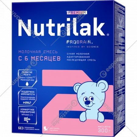 Смесь молочная сухая «Nutrilak» Premium 2, 300 г