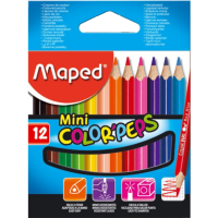 

Карандаши "COLOR PEPS"(мини,12шт,цв) Кит