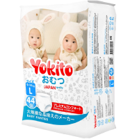 

Трусики-подгузники"YOKITO"L(9-14кг)44шт