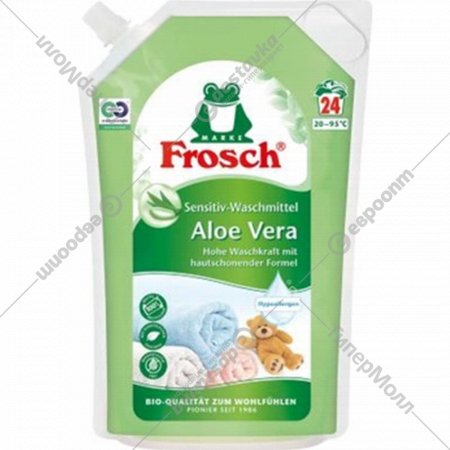 Средство жидкое для стирки «Frosch» Sentitive, Алоэ Вера, 116023, 1.8 л