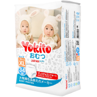 

Трусики-подгузник"YOKITO"XL(13-17кг)34шт