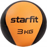 Медбол «Starfit» высокой плотности, GB-702, оранжевый, 3 кг