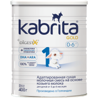 

Сух.мол.смес.Kabrita 1 GOLD 0-6 мес.400г