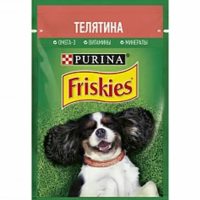 

Корм для собак"FRISKIES"(с телятиной)85г