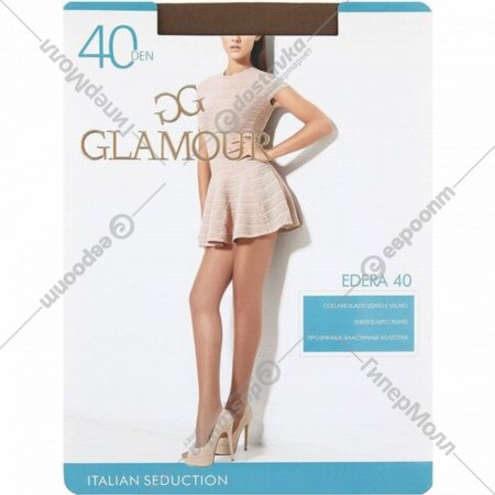 Колготки женские «Glamour» Edera, 40 den, daino, размер 2