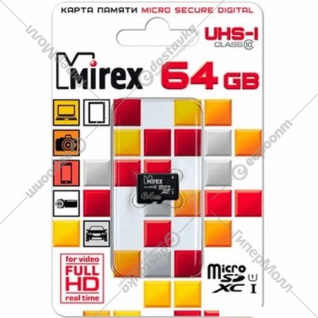 Карта памяти «Mirex» 13612-MC10SD64