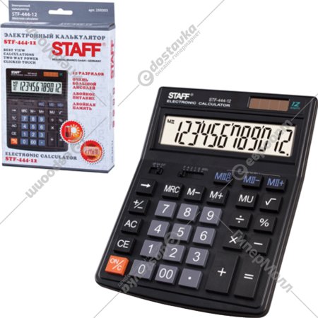 Калькулятор «Staff» STF-444-12, 250303
