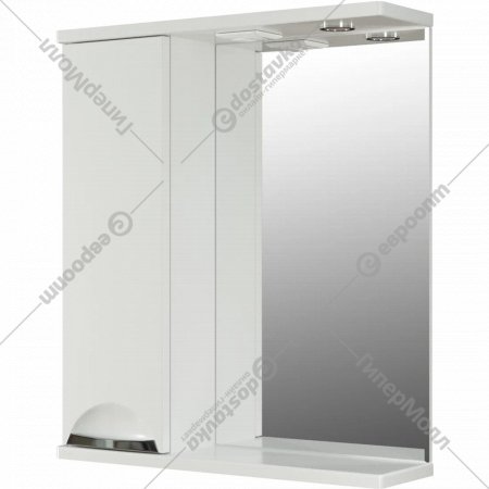 Шкаф с зеркалом для ванной «Mixline» Этьен 60 L 542407, с подсветкой