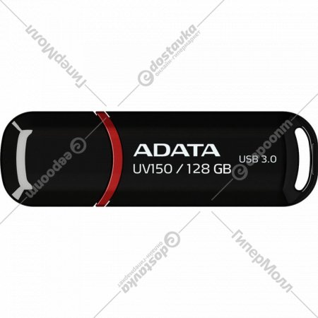 USB-накопитель «A-Data» DashDrive UV150 128GB Black, AUV150-128G-RBK