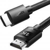 Кабель «Ugreen» 4K HDMI Cable Male to Male Braided, HD119, black, 40101, 2 м