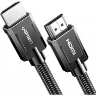 Кабель «Ugreen» 8K HDMI 2.1 Male To Male Cable Zinc Alloy Shell Braided, HD135, gray, 70319, 1 м