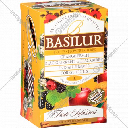Чайный напиток «Basilur» ассорти, 20 пакетиков