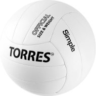 Мяч волейбольный «Torres» Simple, V32105, размер 5