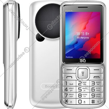 Телефон мобильный «BQ» BOOM,BQ-2810, серебристый