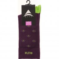 Носки мужские «Alfa» фиолетовые, размер 40-42