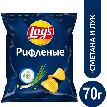 Чипсы Lay's сметана и лук, 70 г
