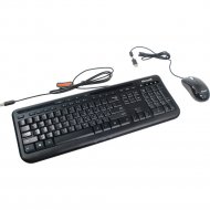 Клавиатура + мышь «Microsoft» черные 3J2-00015