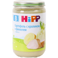 

Пюре "HIPPIS" (карт/кролик/фенхель) 220г