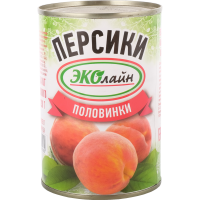 

Персики половин.(конс.,в сир.,ж/б)410г